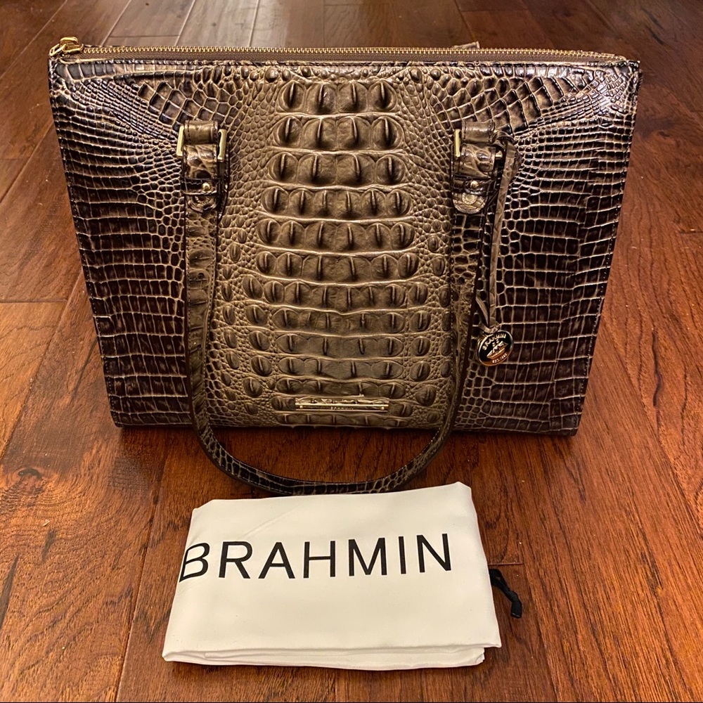 Brahmin Anywhere Tote - Coffee Melbourne